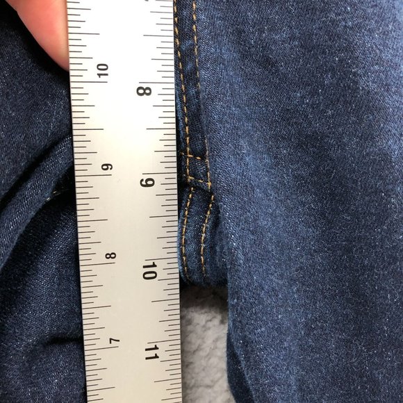 Boden Womens Trafalgar Straight Leg Jeans Size 4P Blue Dark Wash Mid Rise - Picture 11 of 12